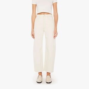 MOTHER Off-White Denim Jeans